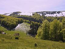 Sicht auf Hof Geiten und Vogelberg