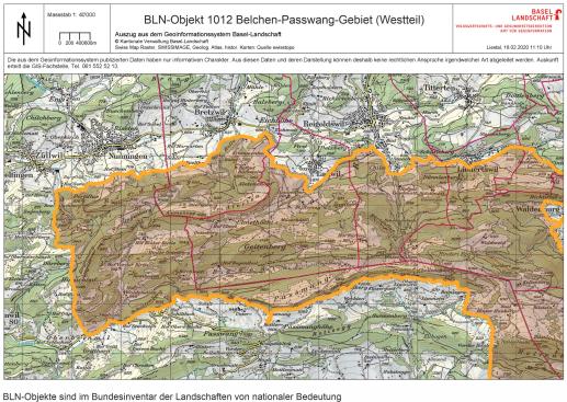 BLN Objekt Belchen-Passwang Westteil