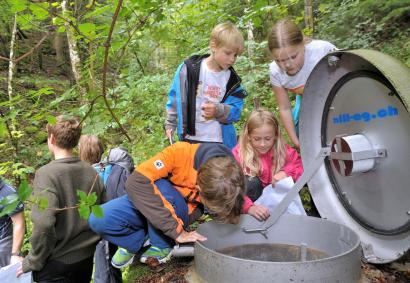 Ein Blick in die Quelle Foto: Werner Lüthy