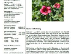 Loueler Bott Juli/August 2017