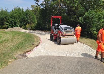 Sanierung Ulmetstrasse beim Lettenloch Foto: Kurt Vogt