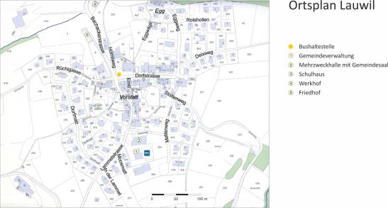 Ortsplan Lauwil